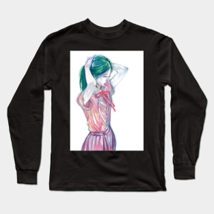 A Portrait of Yuka Long Sleeve T-Shirt